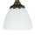 Deckenlampe Messing Glas Jugendstil Handarbeit edel