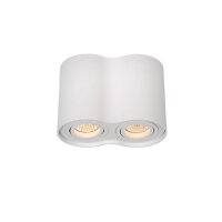Aufbaustrahler Aluminium Weiß GU10 L:18 cm edel