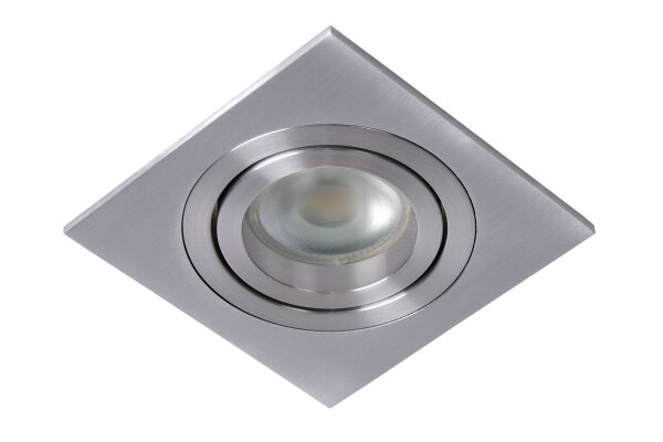 Einbauleuchte Aluminium Chrom GU10 B:9 cm modern