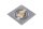 Einbauleuchte Aluminium Chrom GU10 B:9 cm modern