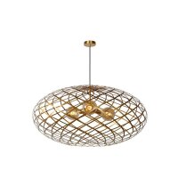 Pendelleuchte Messing E27 &Oslash;100 cm modern edel