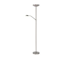 LED Deckenfluter Chrom 3000 K H:180 cm modern edel