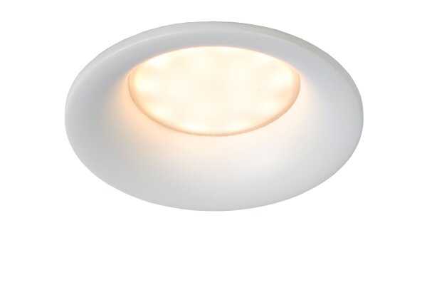 Einbauleuchte Aluminium Weiß GU10 B:8 cm modern