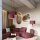 Pendelleuchte Stoff Bordeaux Rot E27 L:40 cm blendarm