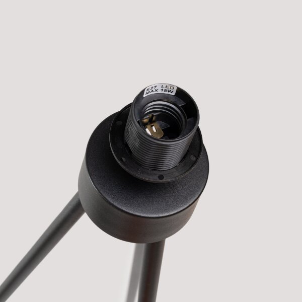 Stehlampe Metall Gelb E27 H:134 cm Tripod Schalter