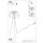Stehlampe Metall Gelb E27 H:134 cm Tripod Schalter