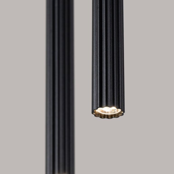 Pendelleuchte Metall Schwarz G9 L:15 cm 2-flammig