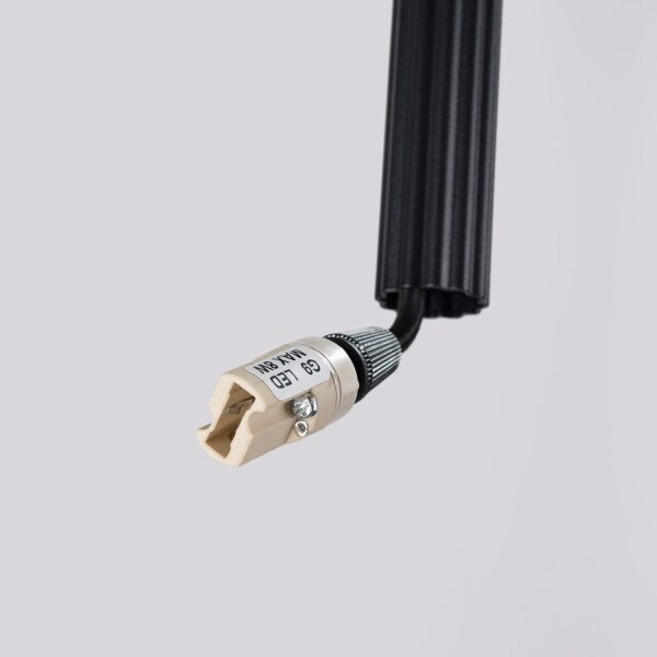 Pendelleuchte Metall Schwarz G9 L:15 cm 2-flammig