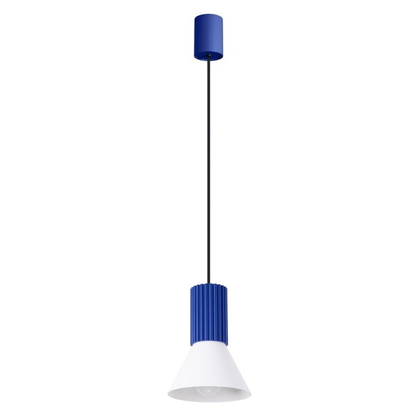 Hängelampe Metall Ultramarin E14 L:14 cm Modern