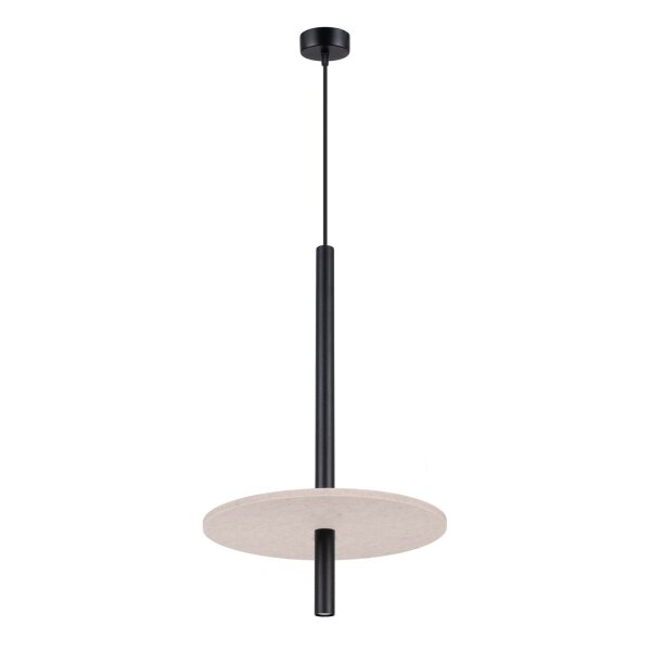 Hängelampe Filz Beige G9 L:30 cm Modernes Design
