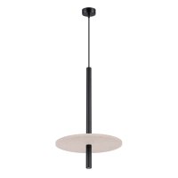 H&auml;ngelampe Filz Beige G9 L:30 cm Modernes Design