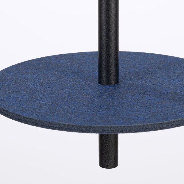 Hängelampe Filz Marineblau G9 L:30 cm rund Modern