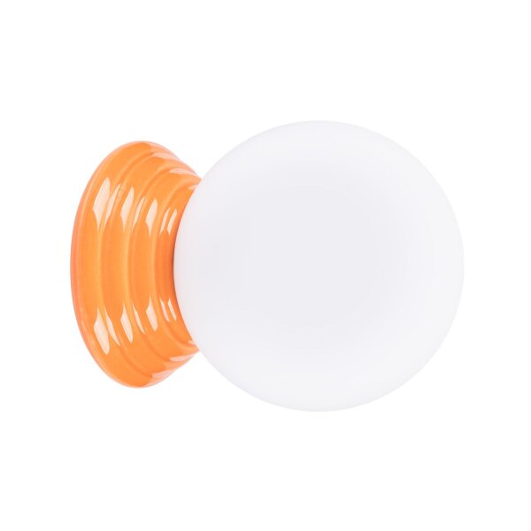 Wandlampe Keramik Glas Orange G9 IP44 H:12 cm blendarm