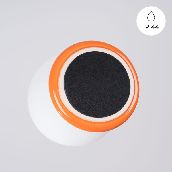 Wandlampe Keramik Glas Orange G9 IP44 H:12 cm blendarm