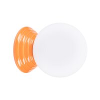 Wandlampe Keramik Glas Orange G9 IP44 H:12 cm blendarm