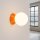 Wandlampe Keramik Glas Orange G9 IP44 H:12 cm blendarm