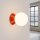 Wandlampe Keramik Glas Pfirsich G9 IP44 T:16 cm Modern