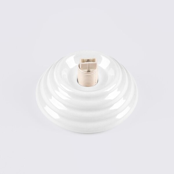 Deckenleuchte Keramik Glas G9 IP44 B:12 cm blendarm