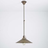 Deckenleuchte echtes Messing in Bronze Antik