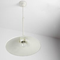 Deckenlampe Wei&szlig; Gold Shabby Chic aus Echt-Messing
