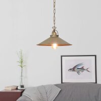 Pendelleuchte Bronze Antik Gro&szlig; Handarbeit