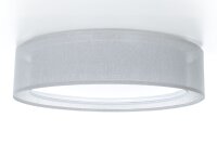 Runde Deckenlampe Stoff Grau E27 Ø60 cm...