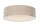 Deckenleuchte Stoff Braun Gold E27 Ø50 cm blendarm