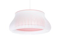 Hängelampe Weiß Rosa blendarm E27 Ø30...