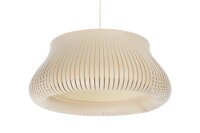 H&auml;ngelampe Beige E27 &Oslash;30 cm rund blendarm gem&uuml;tlich