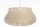 Runde Pendelleuchte Beige wohnlich E27 Ø40 cm blendarm