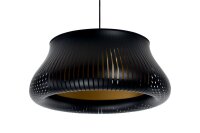 H&auml;ngelampe Schwarz E27 &Oslash;30 cm rund gem&uuml;tlich blendarm