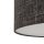 Deckenleuchte Stahl Stoff Schwarz E27 B:50 cm rund