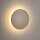 LED Außenwandleuchte Beige IP54 3000 K Ø13 cm Aluminium
