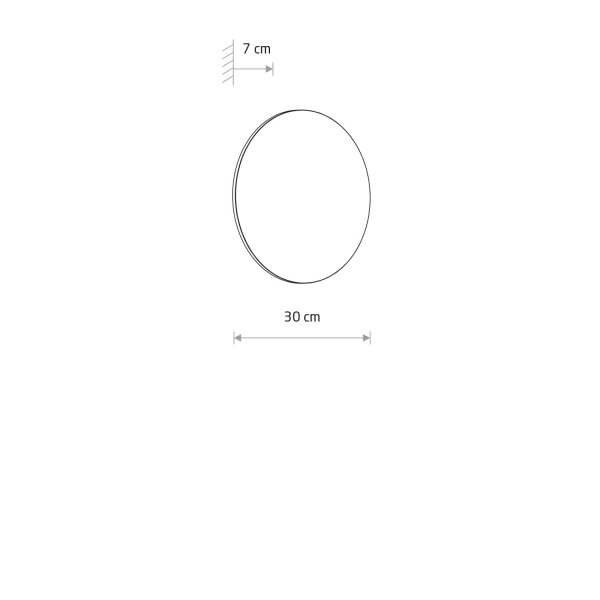 LED Wandlampe Außen Schwarz IP54 3000 K B:30 cm Alu