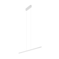 LED Pendelleuchte Aluminium Stahl Weiß 120 cm 4000 K