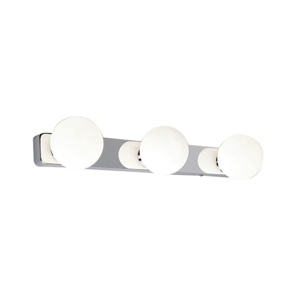 Wandlampe Glas Stahl Chrom G9 B:40 cm blendarm