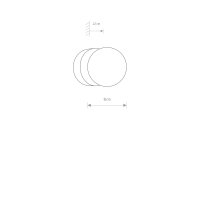 Wandleuchte Glas Stahl Schwarz G9 B:8 cm blendarm