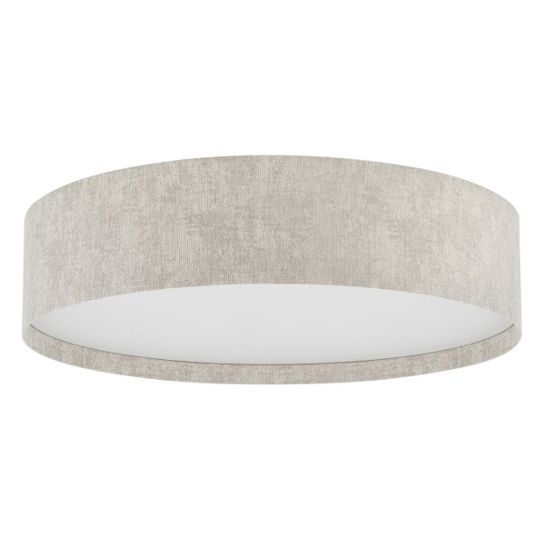 Deckenlampe Stoff Beige E27 B:75 cm Modern rund