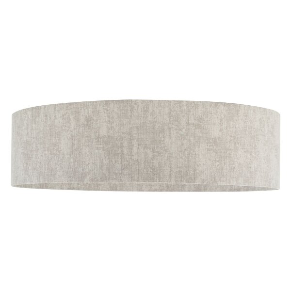 Deckenlampe Stoff Beige E27 B:75 cm Modern rund