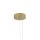 LED Pendelleuchte Keramik Glas Braun 3000 K L:71 cm