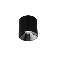 LED Aufbaustrahler Schwarz 4000 K B:13 cm rund Modern