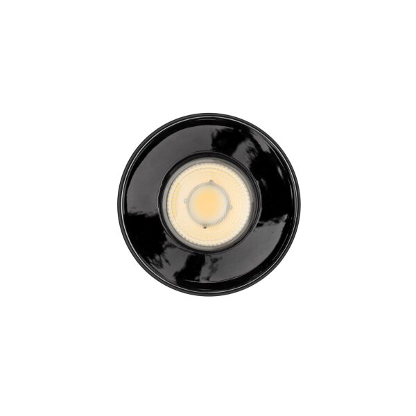 LED Deckenlampe Schwarz akzentuiert 4000 K B:13 cm rund