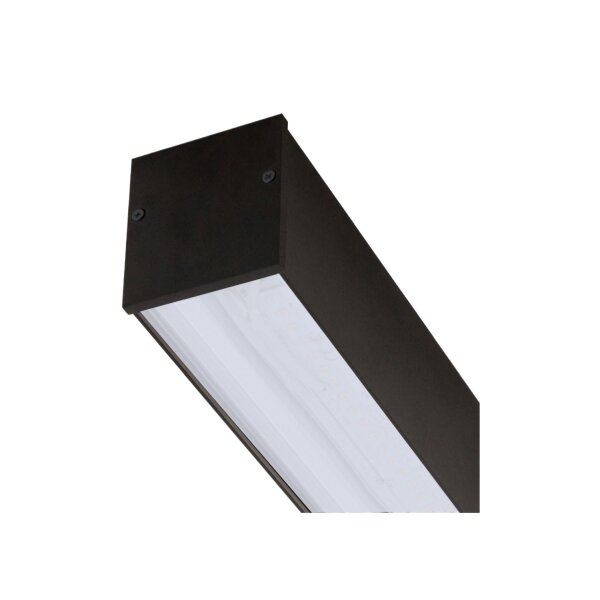 LED Deckenlampe Aluminium Schwarz 3000 K L:121 cm