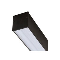 LED Deckenlampe Aluminium Schwarz 3000 K L:151 cm