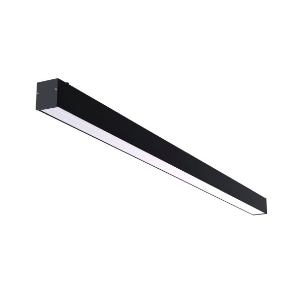 LED Deckenleuchte Aluminium Schwarz 4000 K L:151 cm