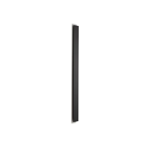LED Wandleuchte Stahl Schwarz 3000 K H:118 cm indirekt