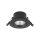 LED Einbaulampe Schwarz Silber 3000 K 11 cm schwenkbar