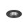 LED Einbaulampe Schwarz Silber 3000 K 11 cm schwenkbar
