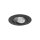 LED Einbauspot schwenkbar Schwarz Silber 4000 K Ø9 cm