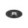 LED Einbauspot schwenkbar Schwarz Silber 4000 K Ø9 cm